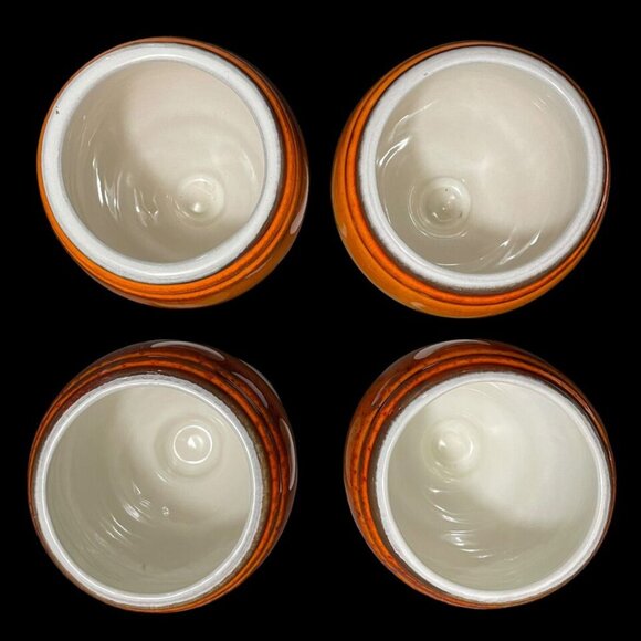 Vintage 1970s Le Flambé Decanter and Goblets (4) Set by Jean Cartier MTL Canada - Picture 4 of 16